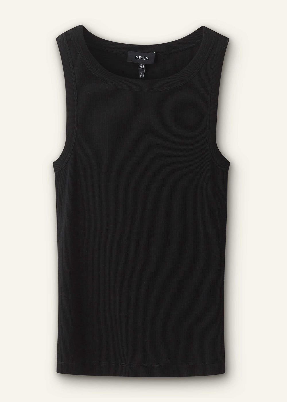 Black Ultimate Crew Neck Tank
