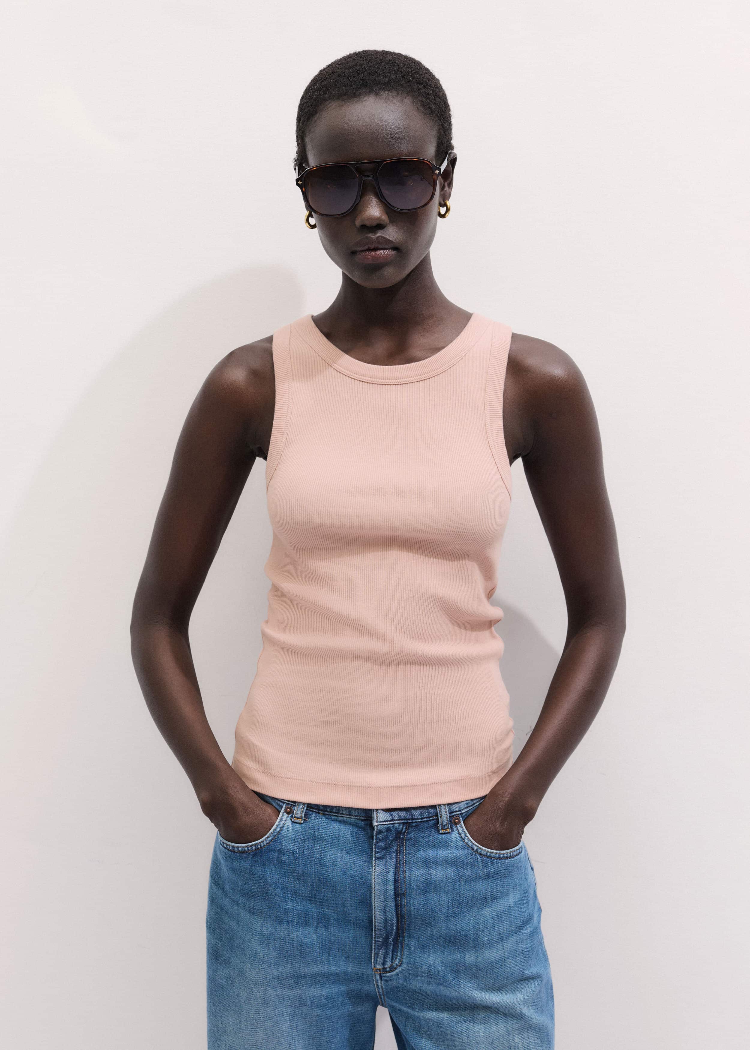 Blush Pink Perfect Basic Vest