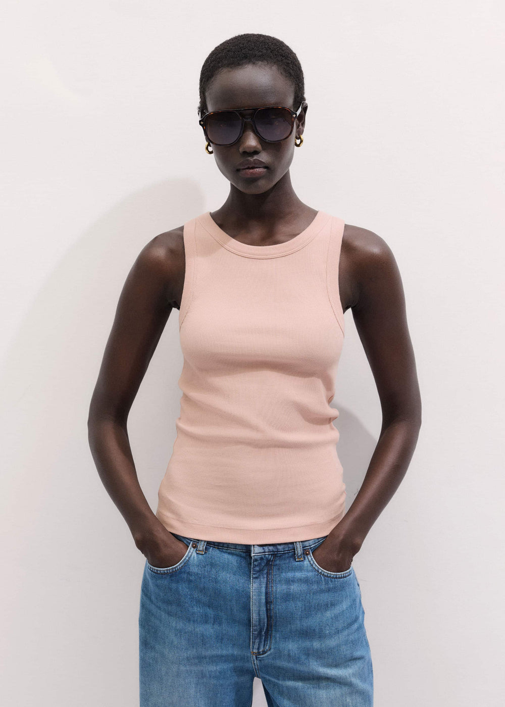 Blush Pink Perfect Basic Vest