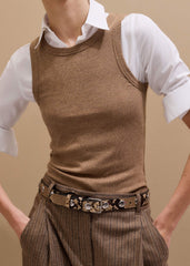 Camel Brown Ultimate Crew Neck Tank