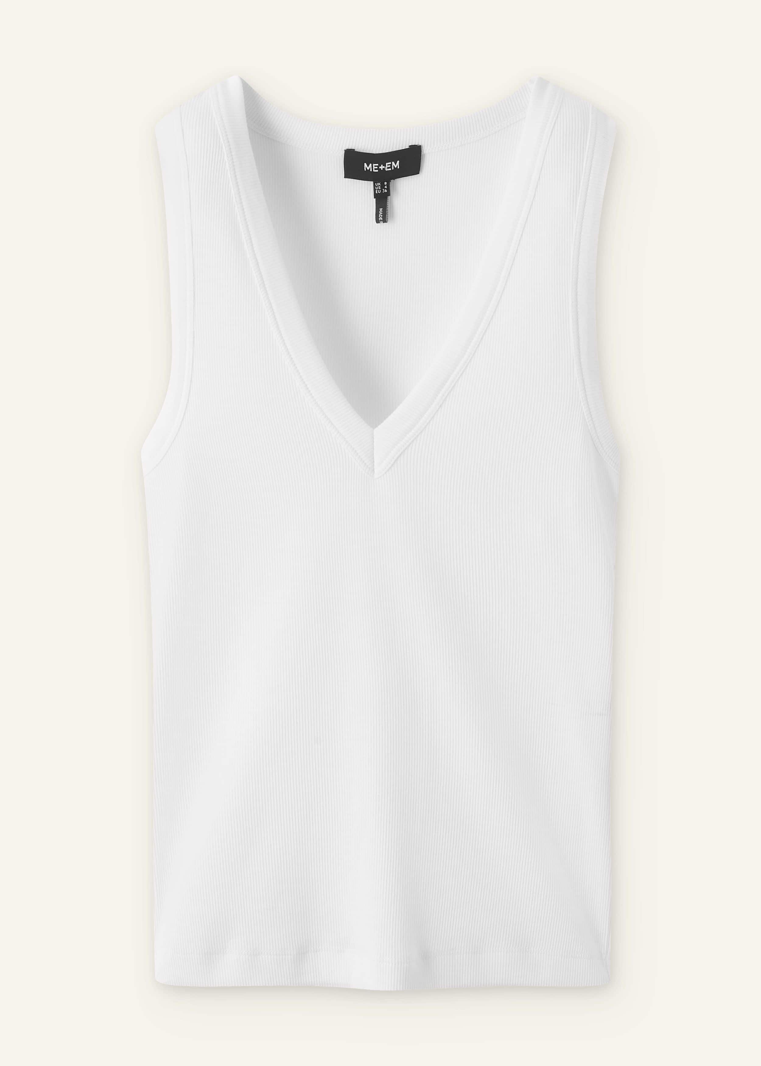 White Ultimate V-Neck Vest
