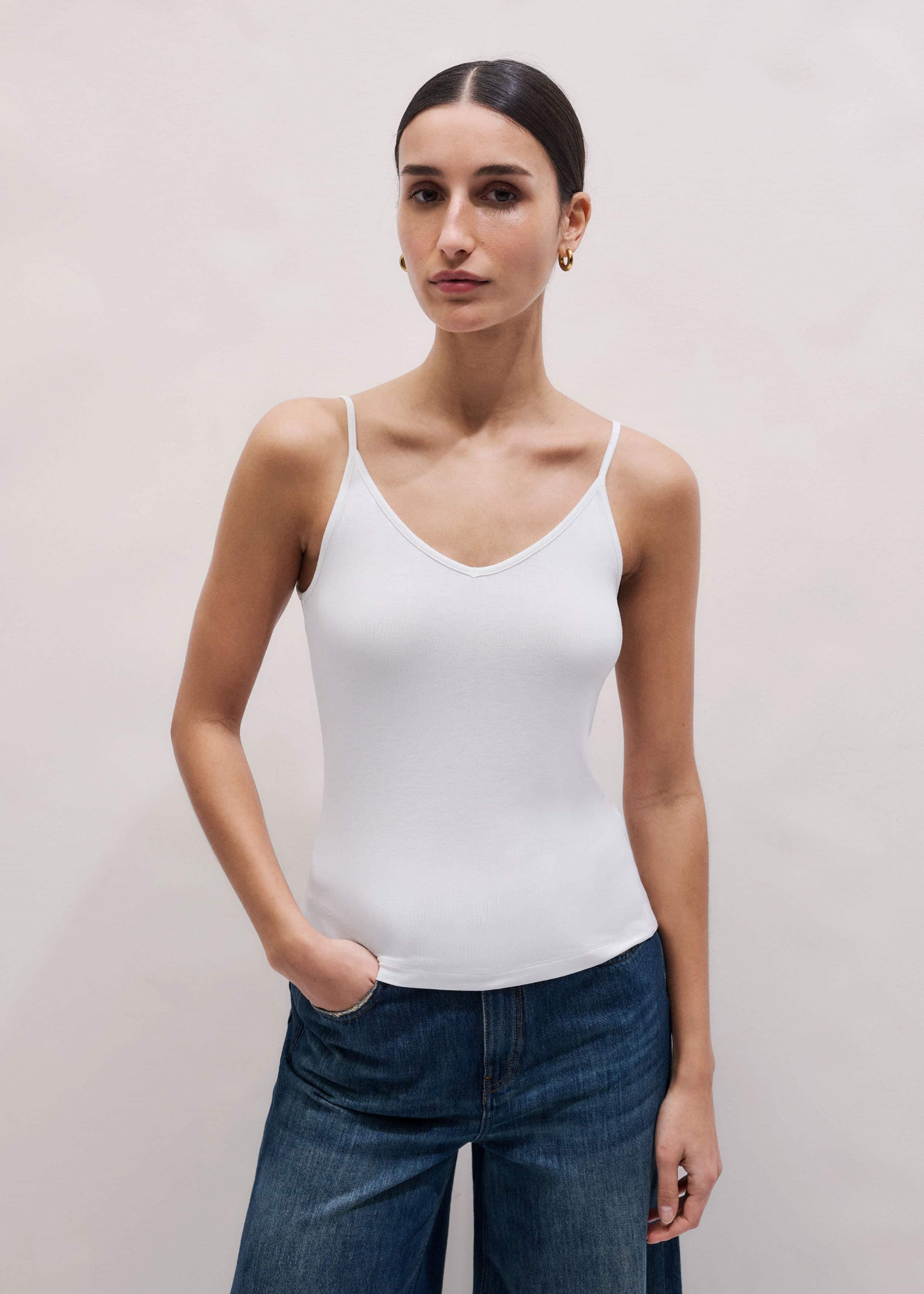 White Fashion First Aid Cami