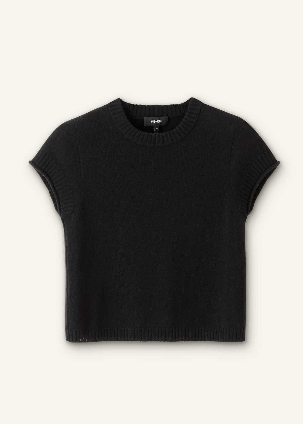 Black Cashmere Baby Tee