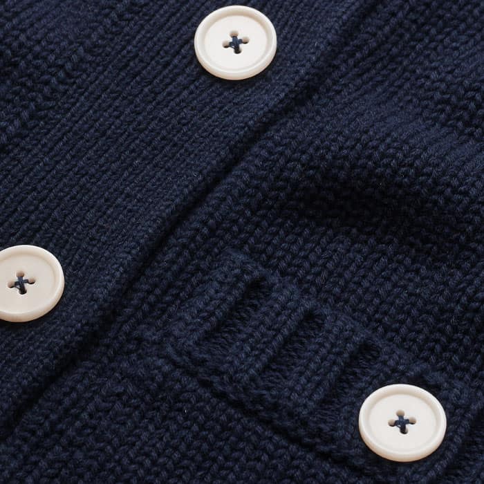Navy Straight Crop Vest