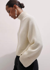 Cream Two-Way Zip Jacket