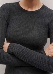 Gray Barely There Sweater