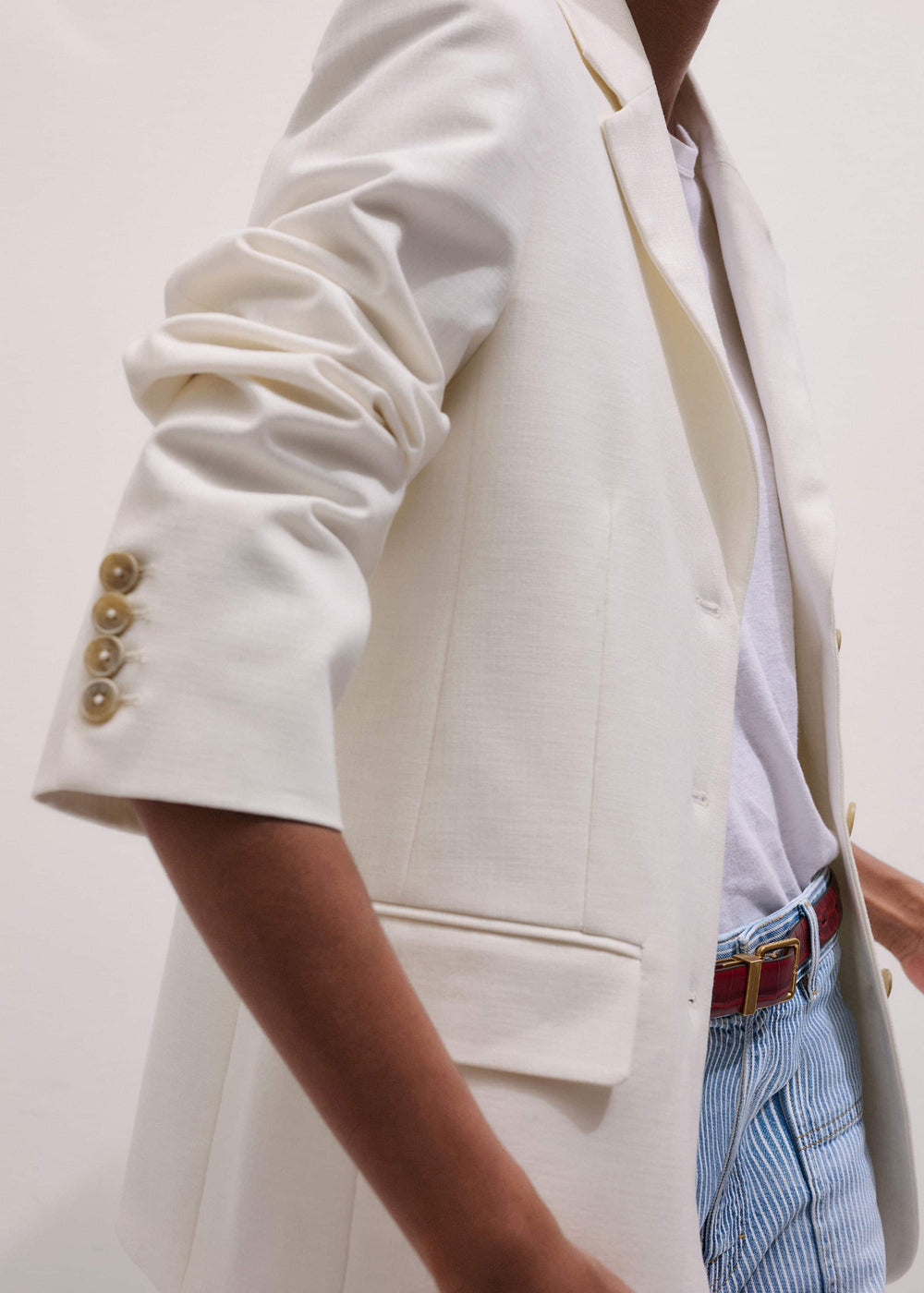 Ivory Icon Intelligently Oversized Blazer