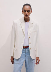 Ivory Icon Intelligently Oversized Blazer