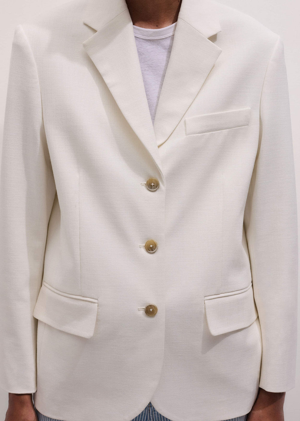 Ivory Icon Intelligently Oversized Blazer