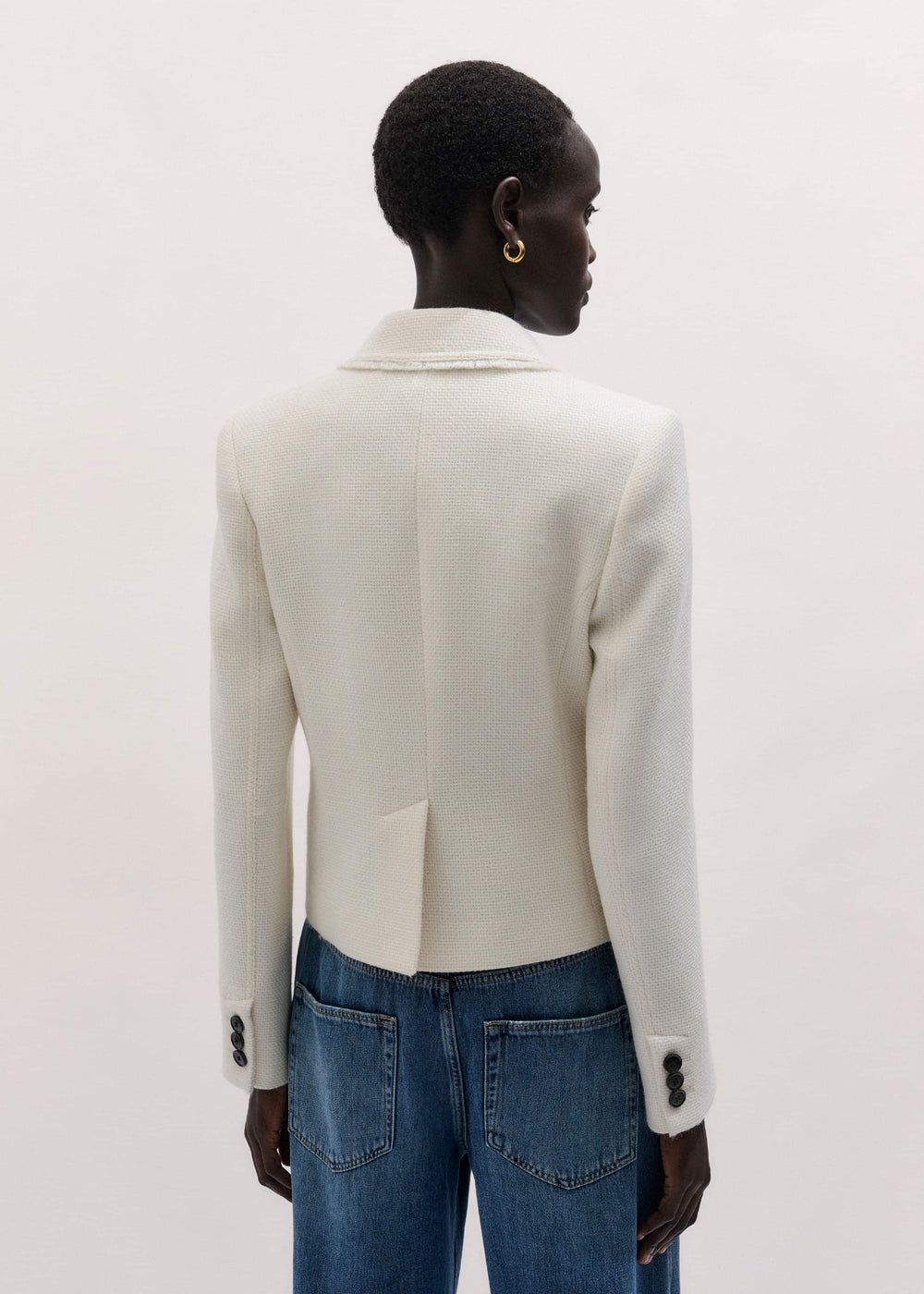 Ivory AM-PM Fitted Blazer