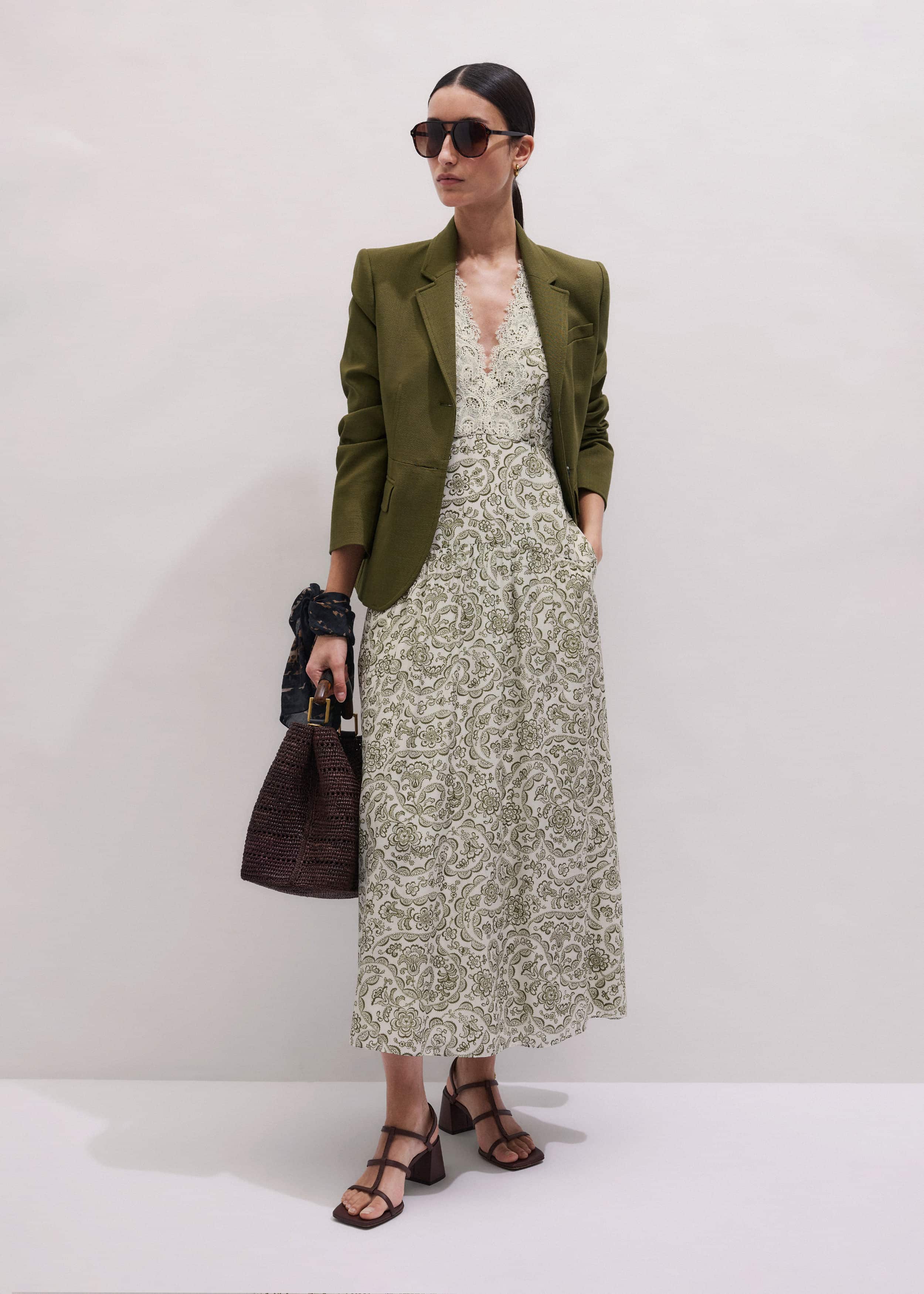 Olive Green Soft Sculpt Jacket