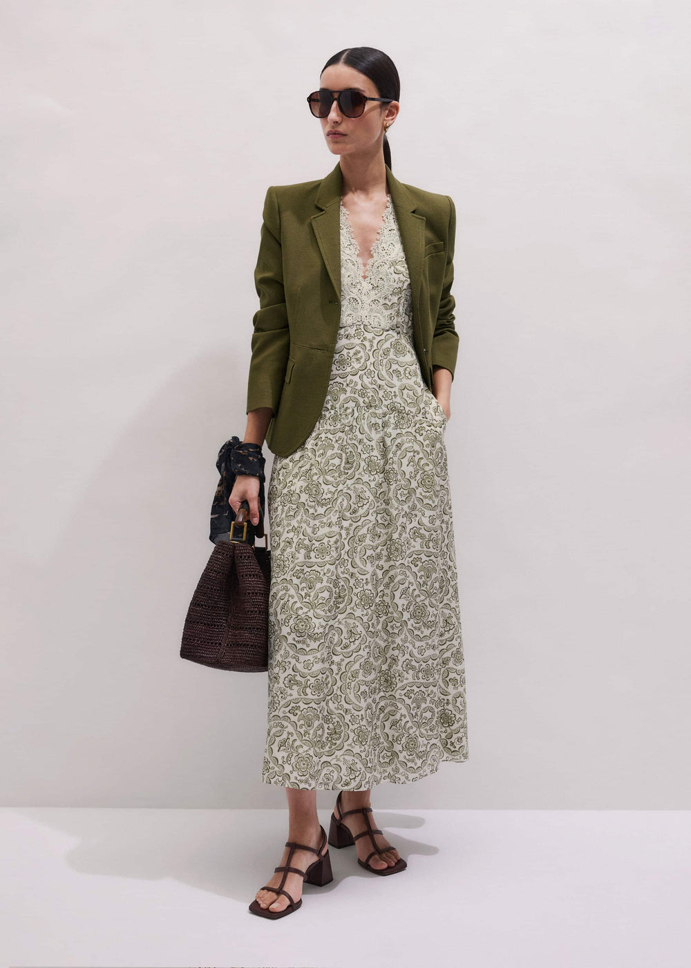 Olive Green Soft Sculpt Jacket