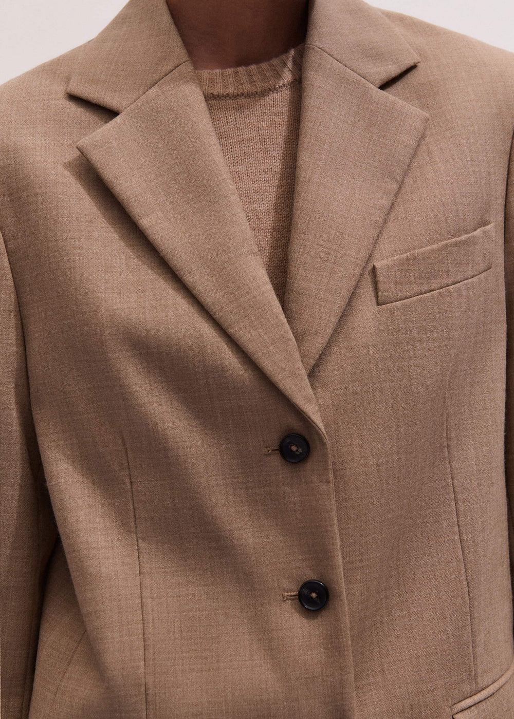Brown Icon Oversized Blazer