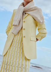 Yellow Slim Contour Blazer