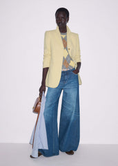 Yellow Slim Contour Blazer