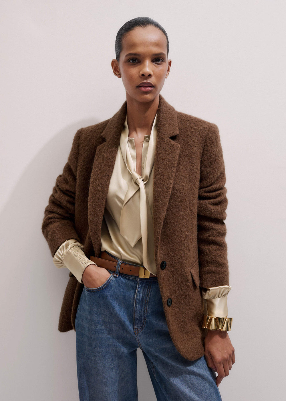 Brown Teddy Luxe Blazer