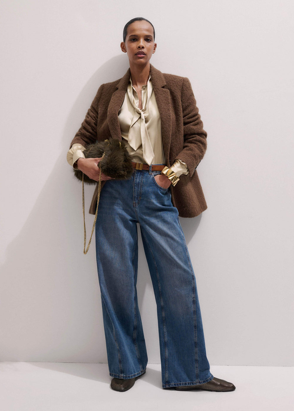 Brown Teddy Luxe Blazer