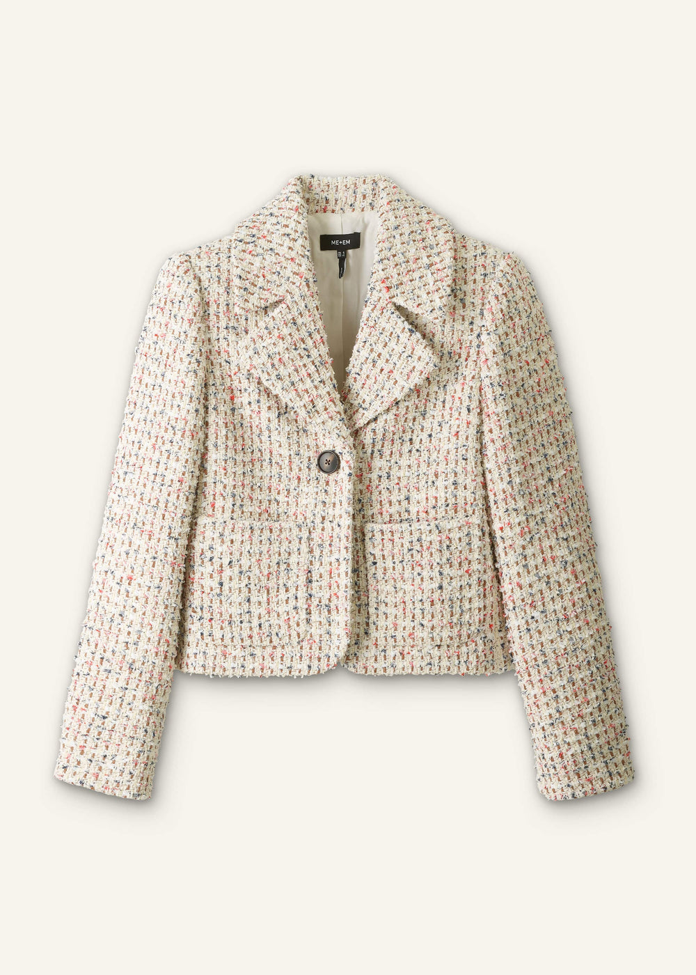 Cream Heritage Crop Jacket