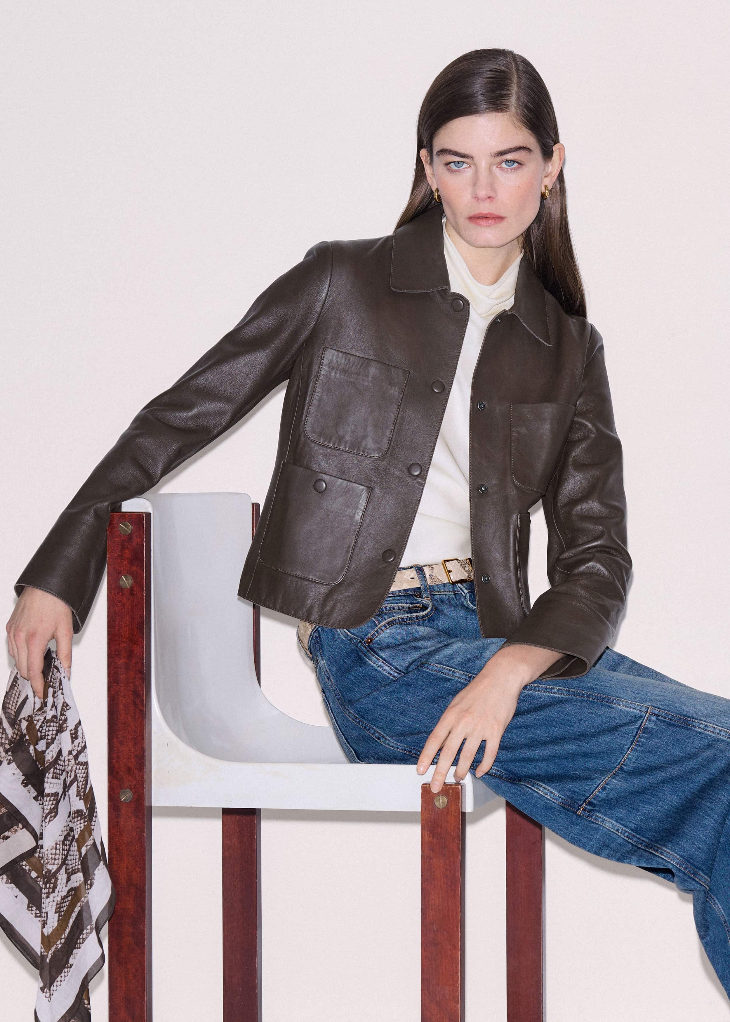 Brown Patch Pocket Jacket