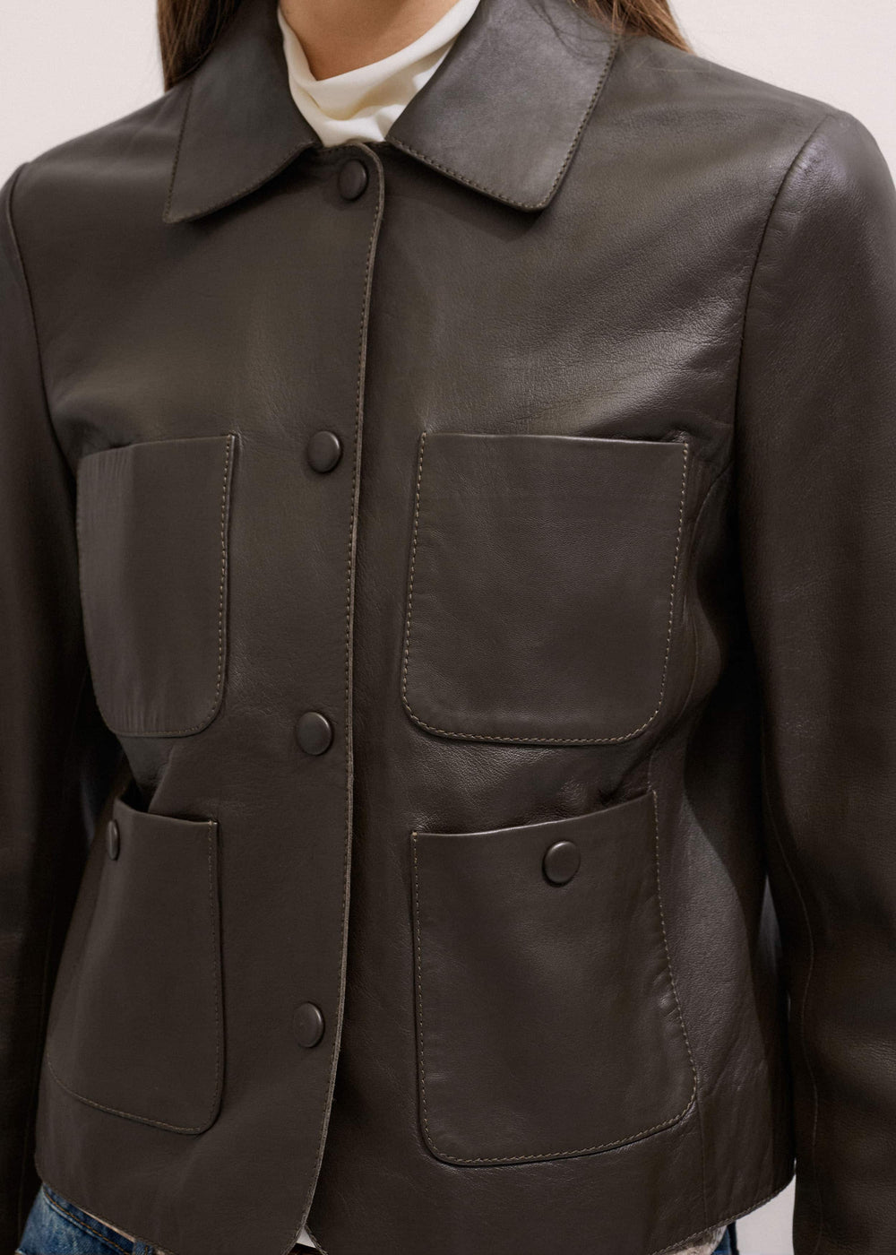 Brown Patch Pocket Jacket