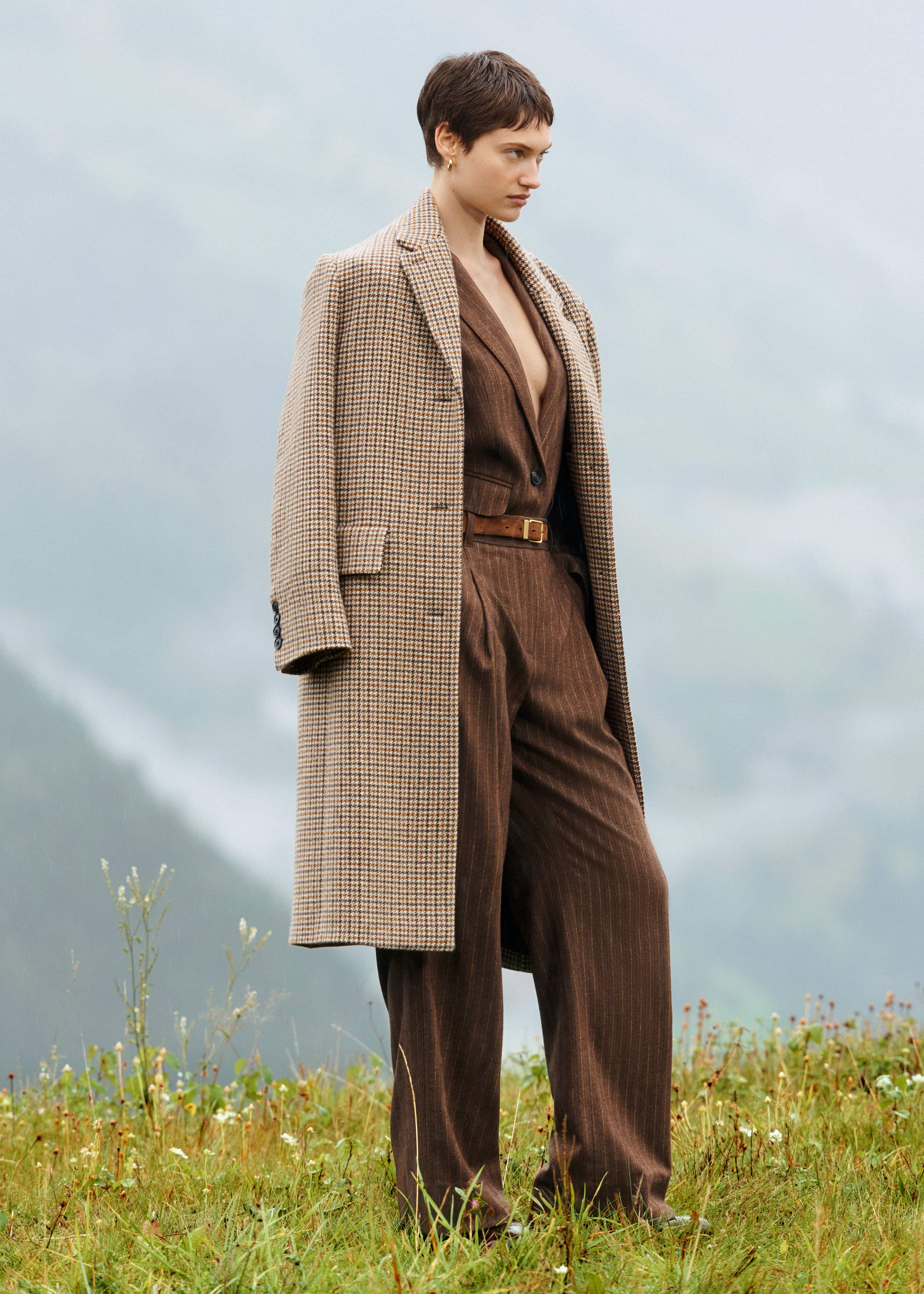 Brown Heritage Wool Coat