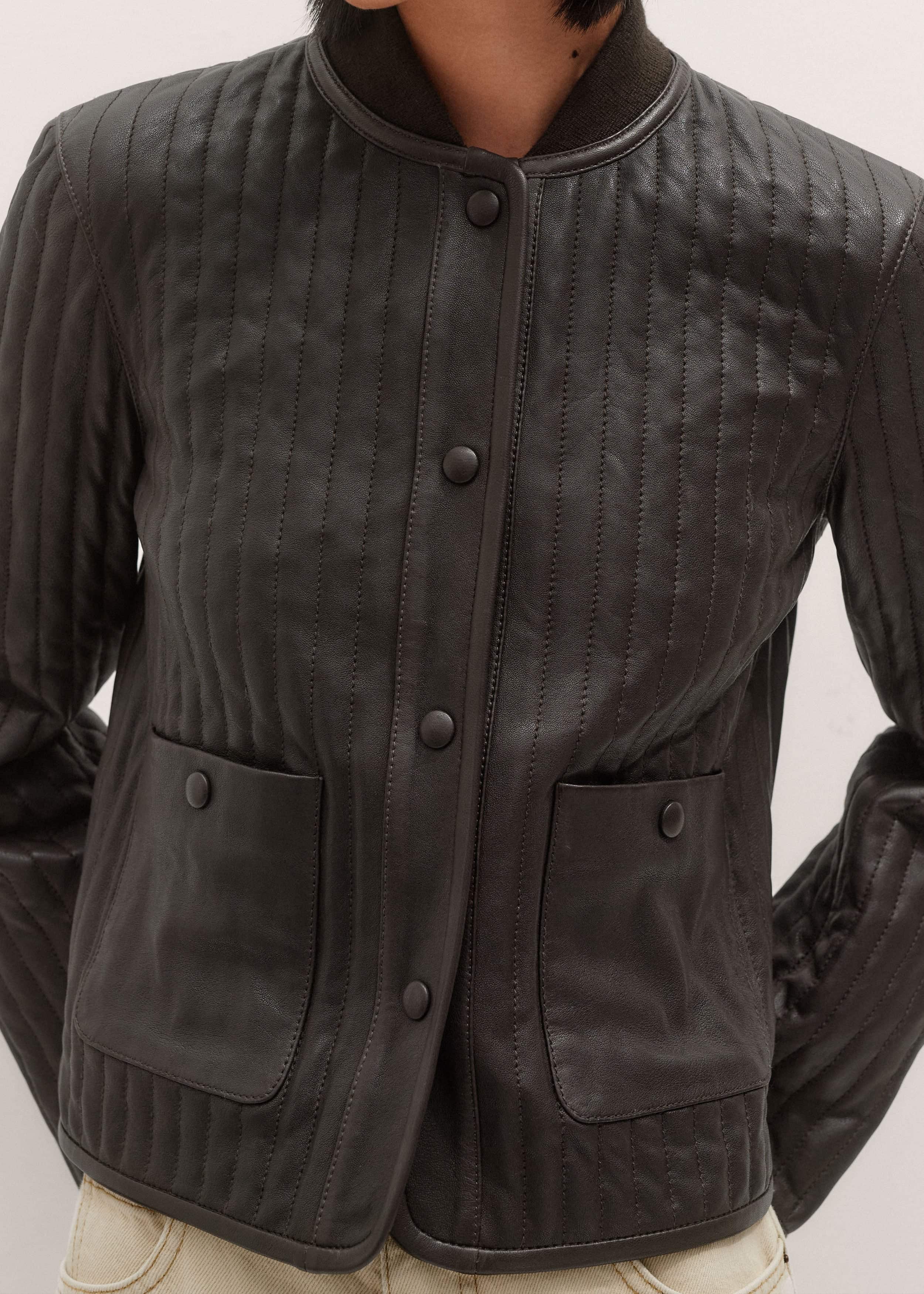 Brown Quilted Weekend Jacket
