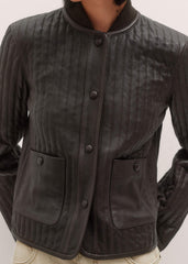 Brown Quilted Weekend Jacket