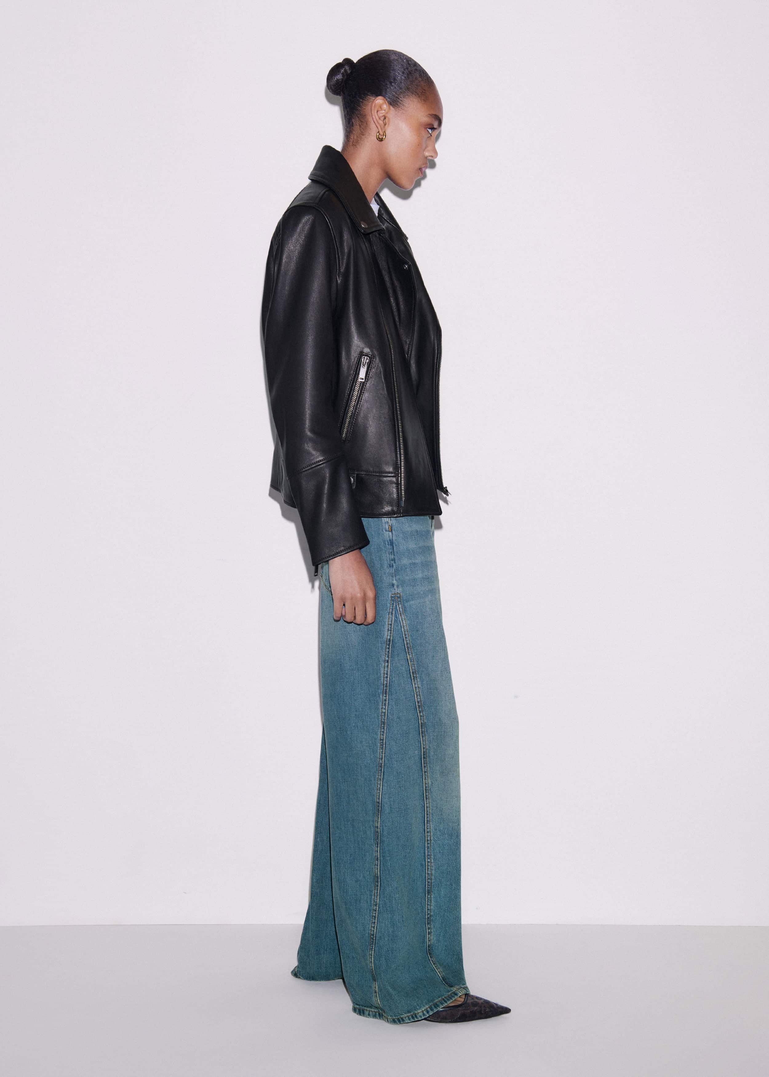 Black Authentic Leather Biker Jacket