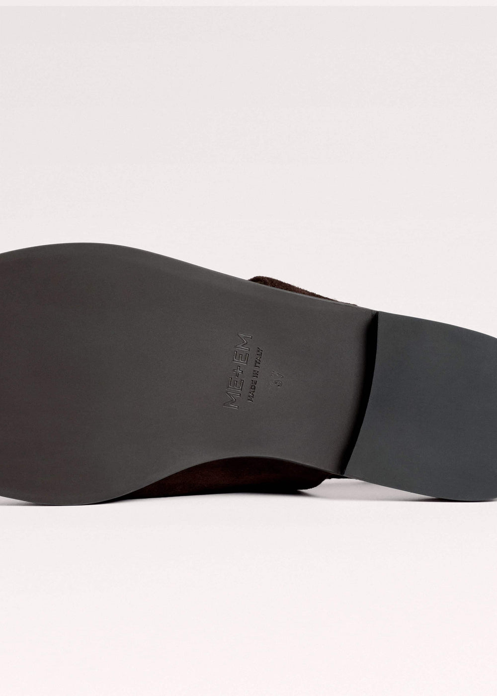 Brown Asymmetric Toe Loop Sandal