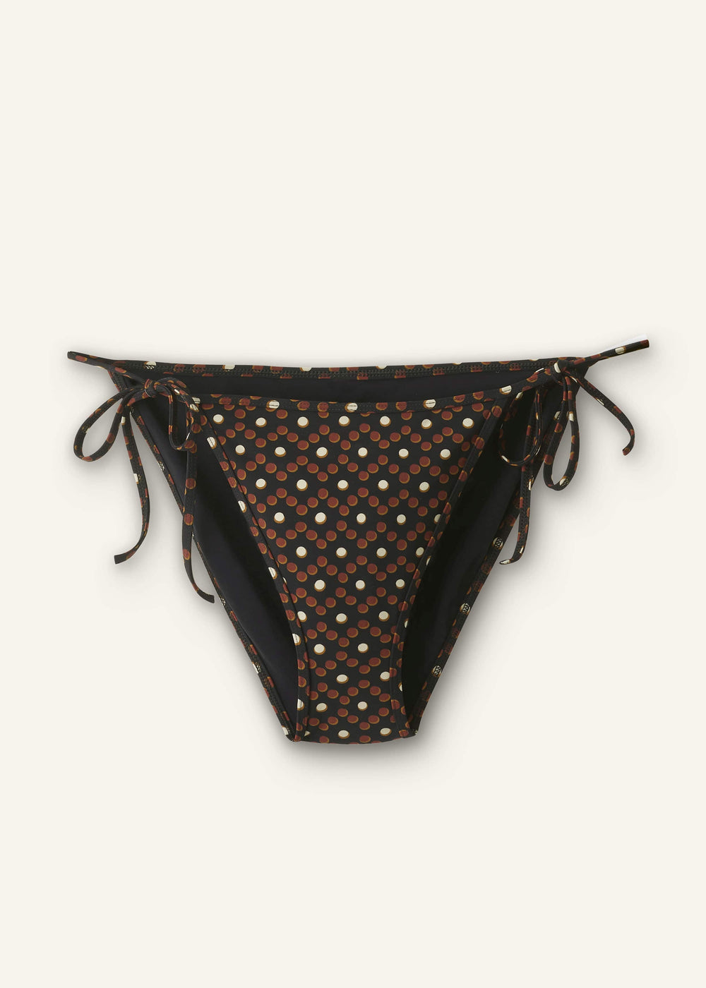 Cinnamon Brown Side Tie Bikini Bottom