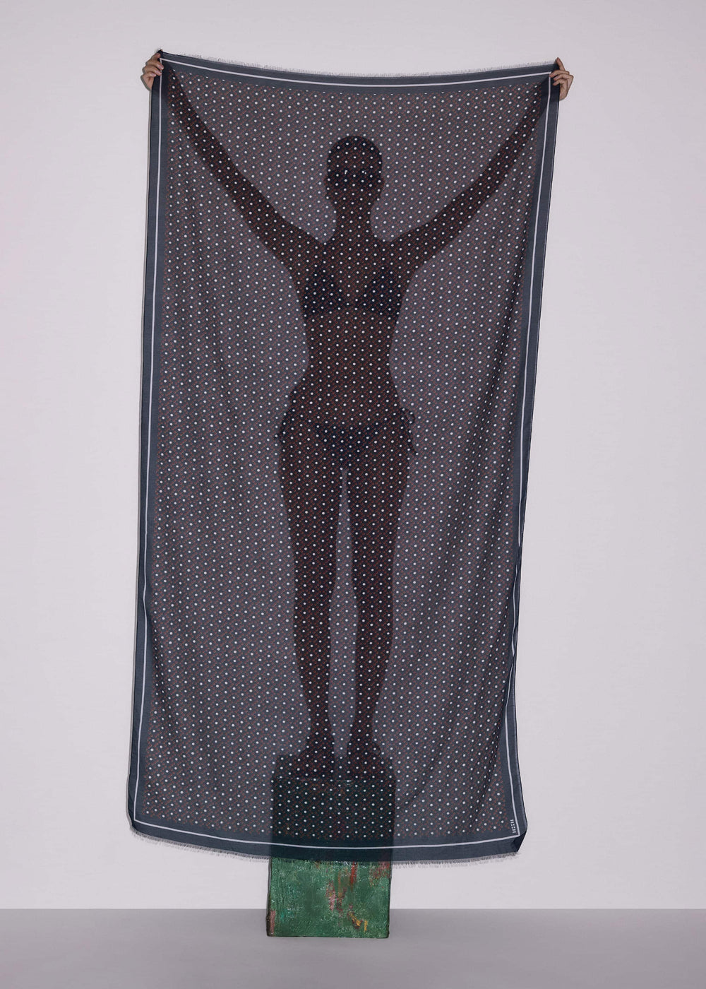 Black Geometric Sarong