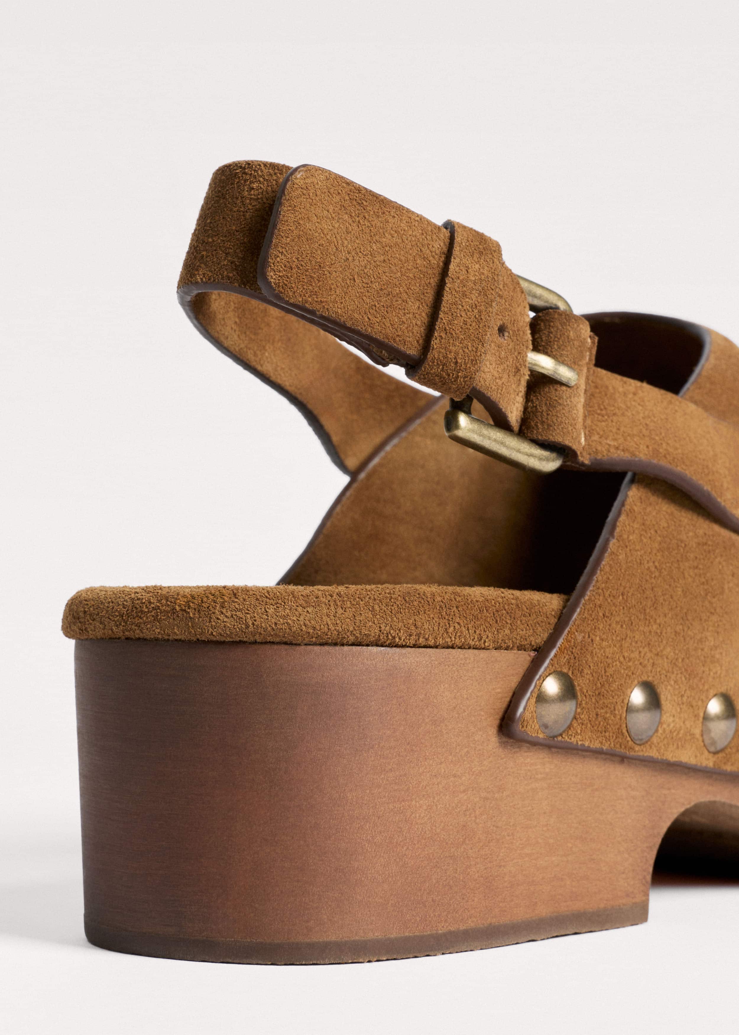 Brown Slingback Clog