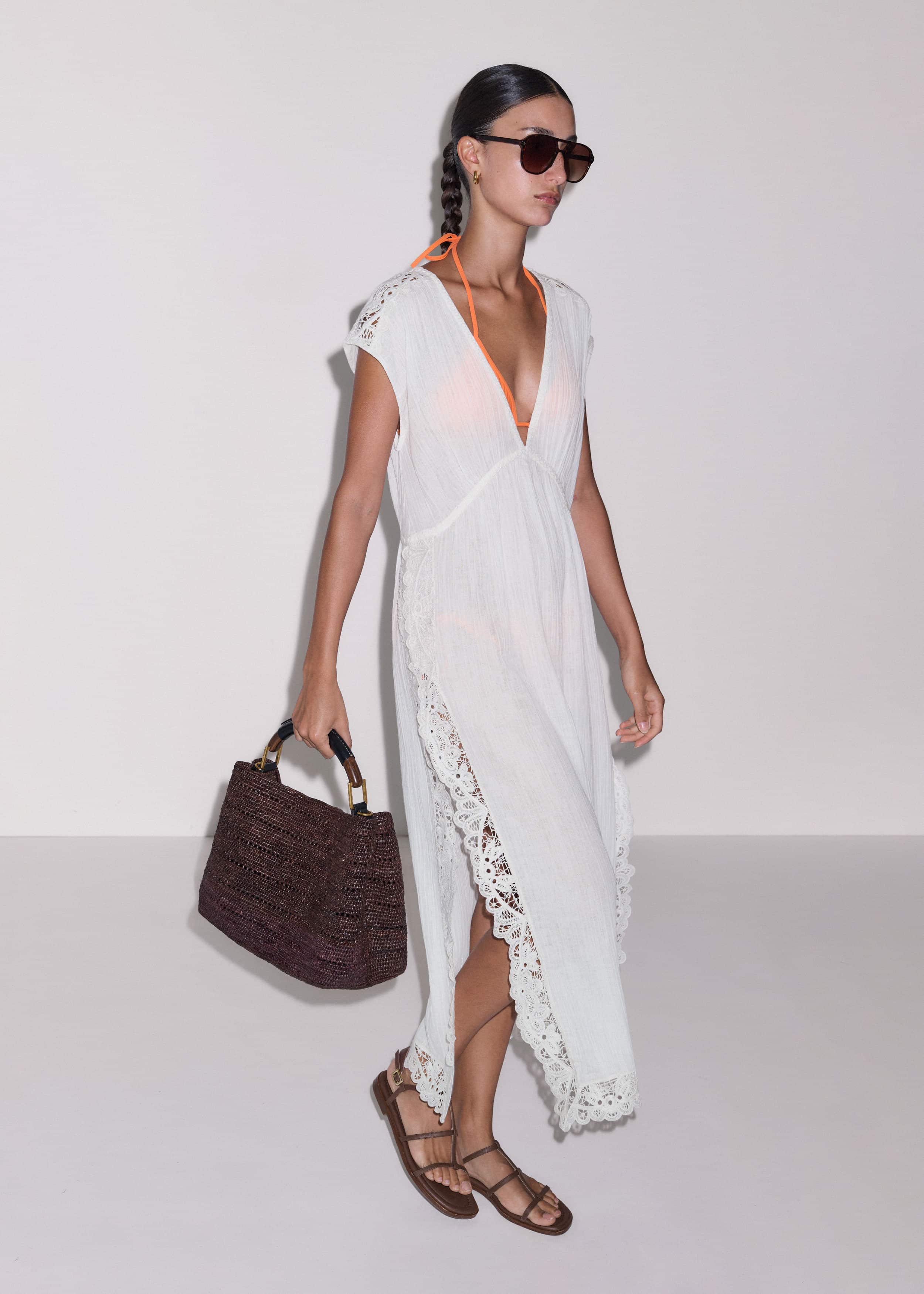 White Maxi Beach Dress