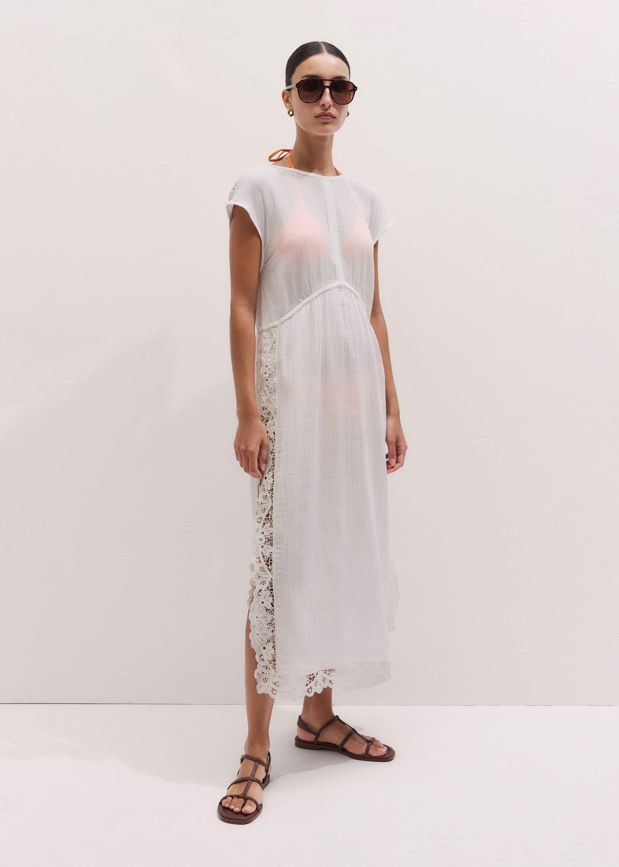 White Maxi Beach Dress