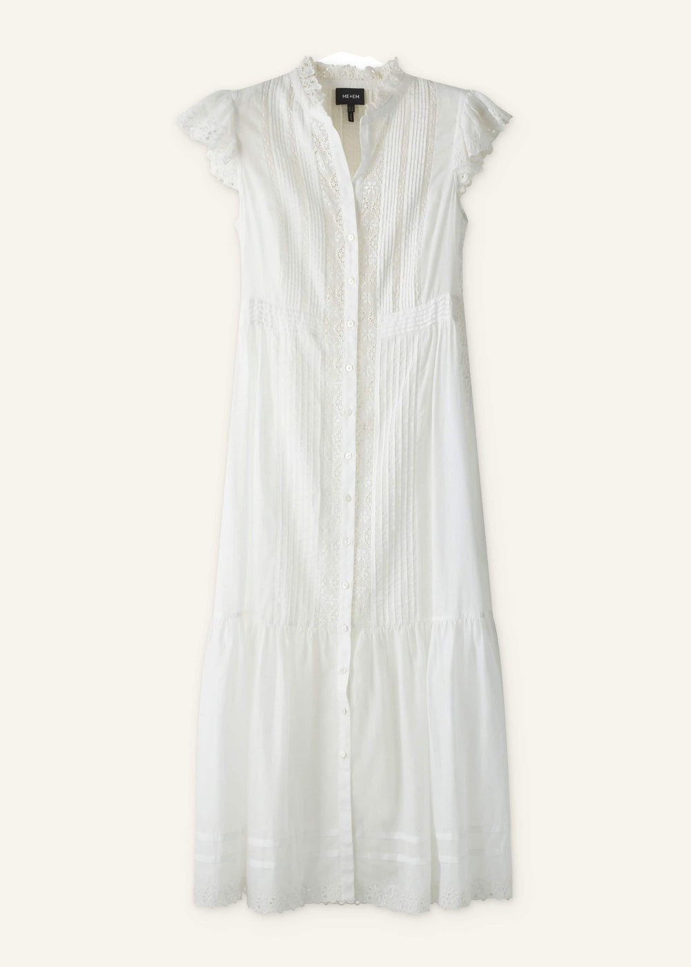 White 2-in-1 Maxi Dress