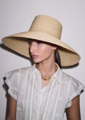 Natural Maxi Wide Straw Hat