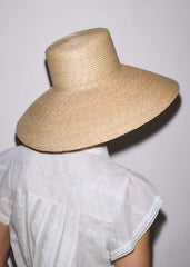 Natural Maxi Wide Straw Hat