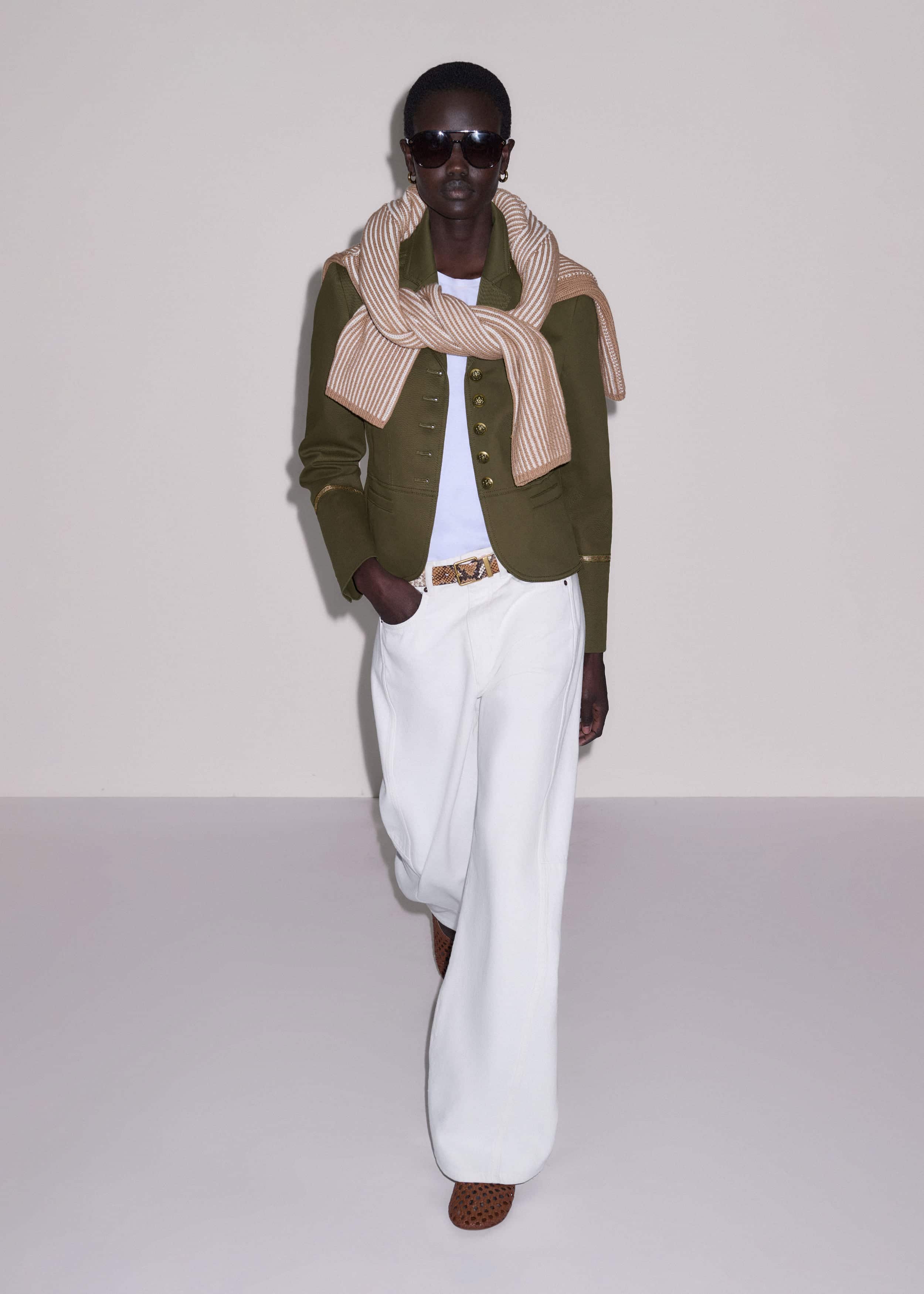 Khaki Wear With Everything Fitted Utility Jacket