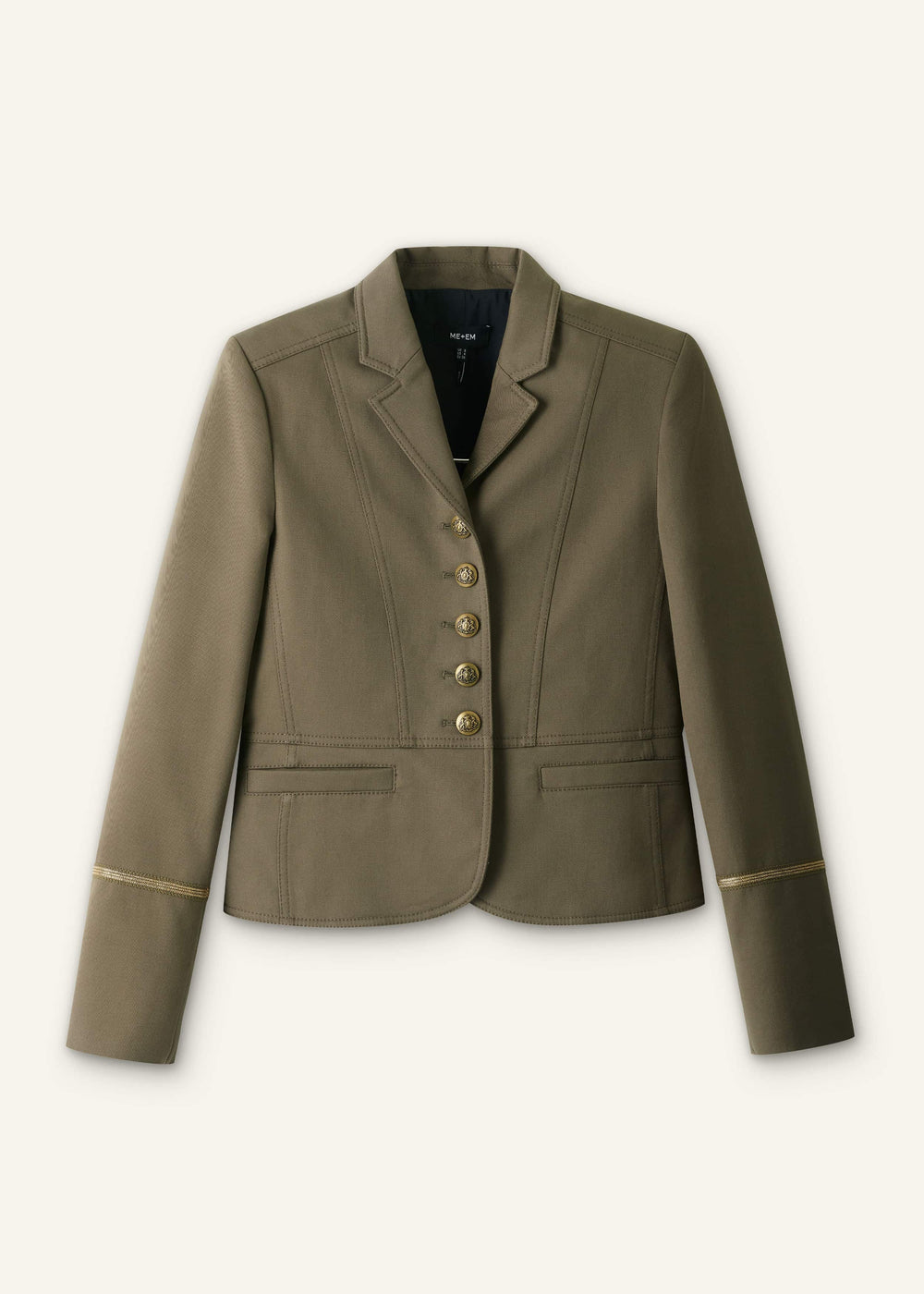 Khaki Wear With Everything Fitted Utility Jacket