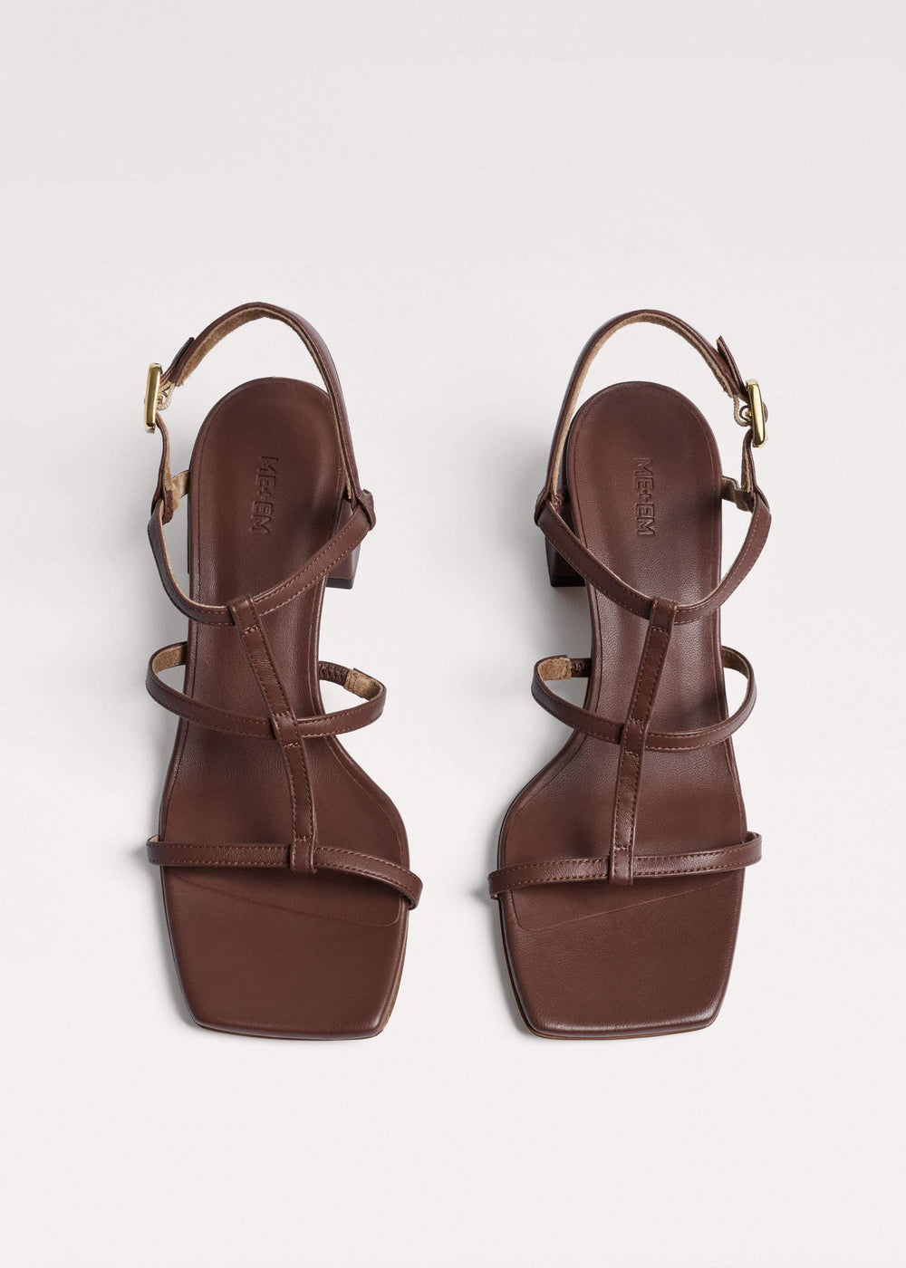 Dark Brown Caged Occasion Sandal