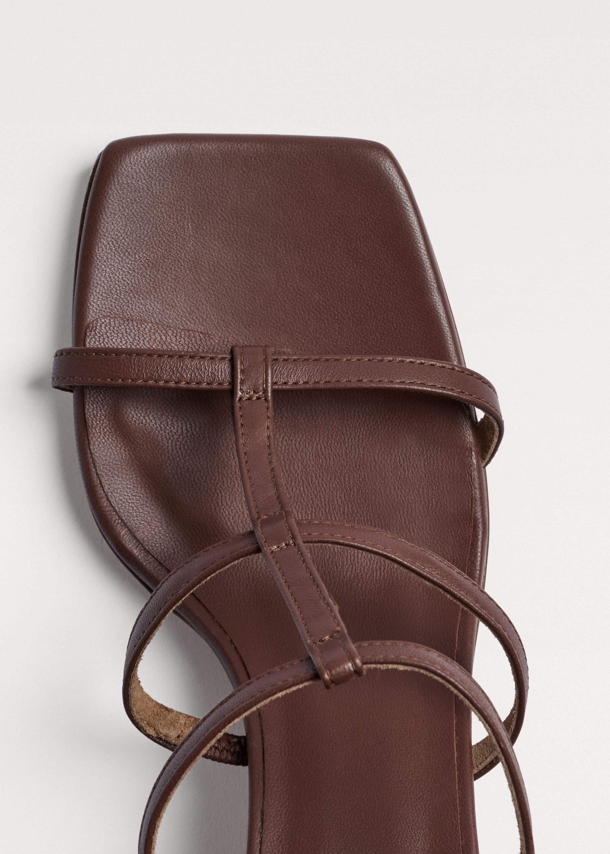 Dark Brown Caged Occasion Sandal