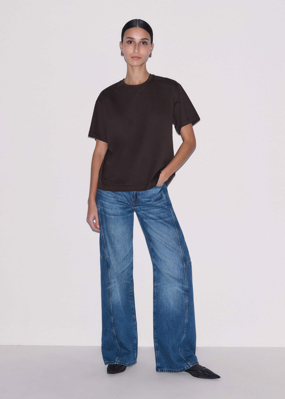 Brown Oversized Tee