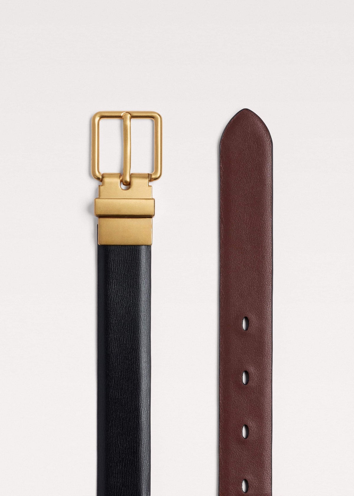 Dark Cinnamon Reversible Belt