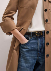 Dark Cinnamon Reversible Belt