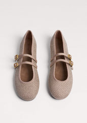 Gold Mesh AM-PM Ballet Flat