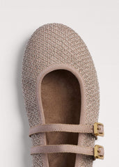 Gold Mesh AM-PM Ballet Flat