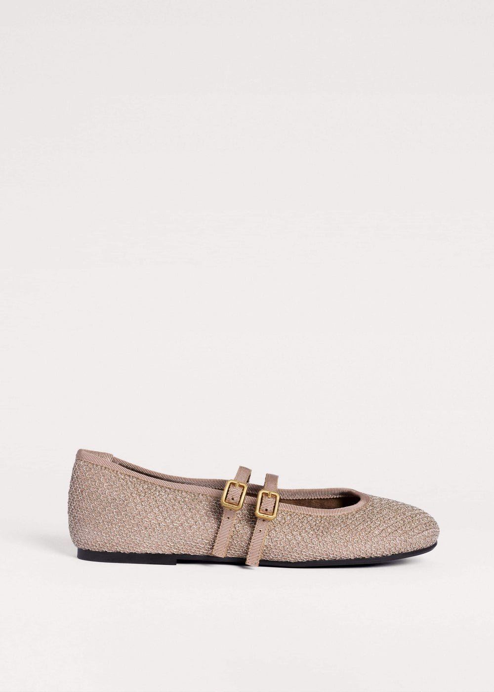 Gold Mesh AM-PM Ballet Flat