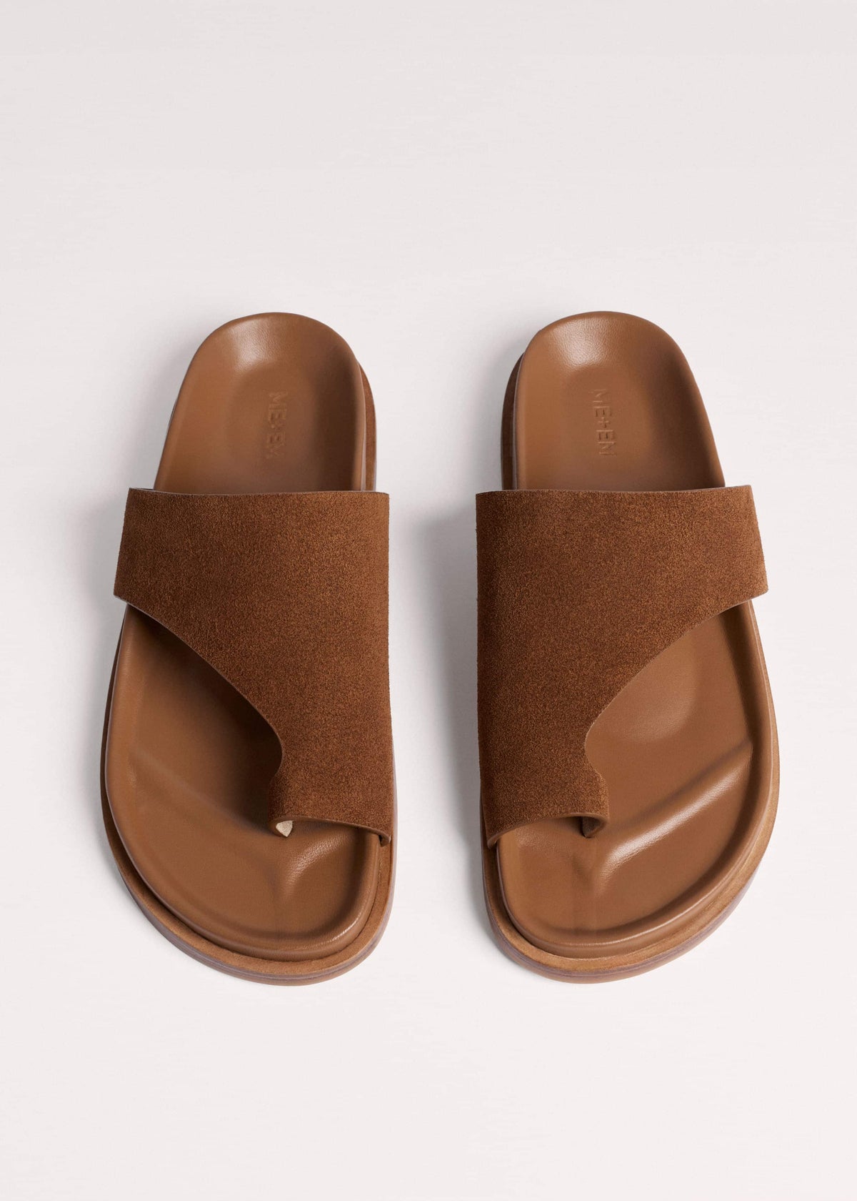 Tan Brown Asymmetric Sandal