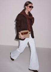 Cinnamon Brown Halterneck Top