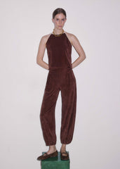 Cinnamon Brown Relaxed Jogger Set